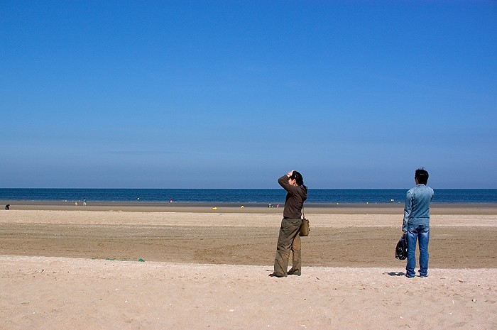 Touristes à Deauville