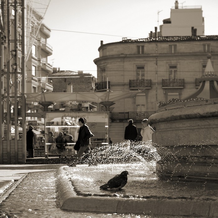 Place de la comédie à Montpellier