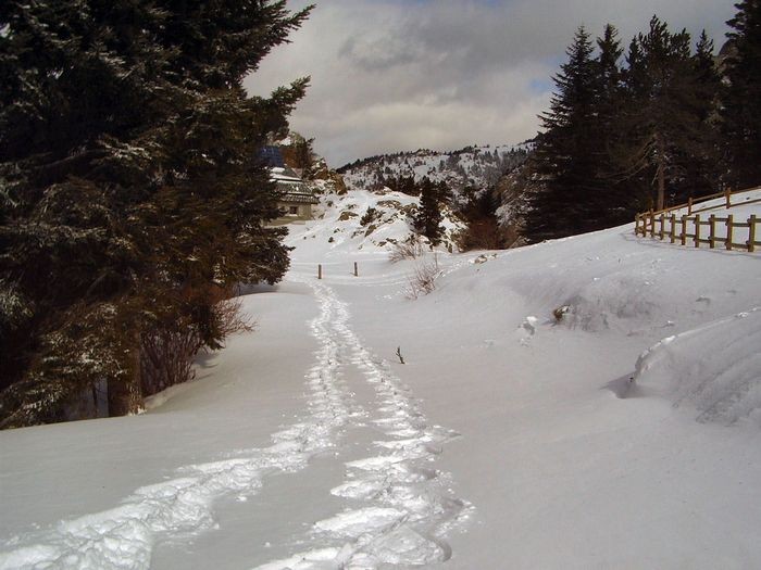 Permier jour, départ, -5 °c