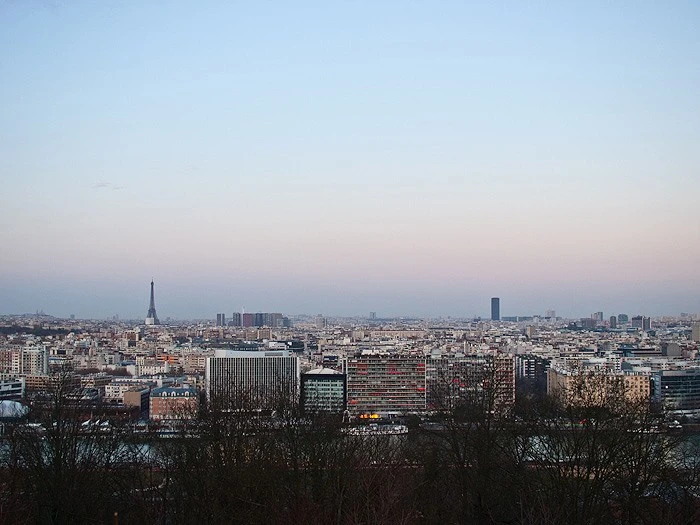 Paris depuis le parc St Cloud