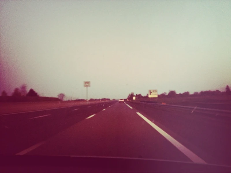 Sur l'autoroute...