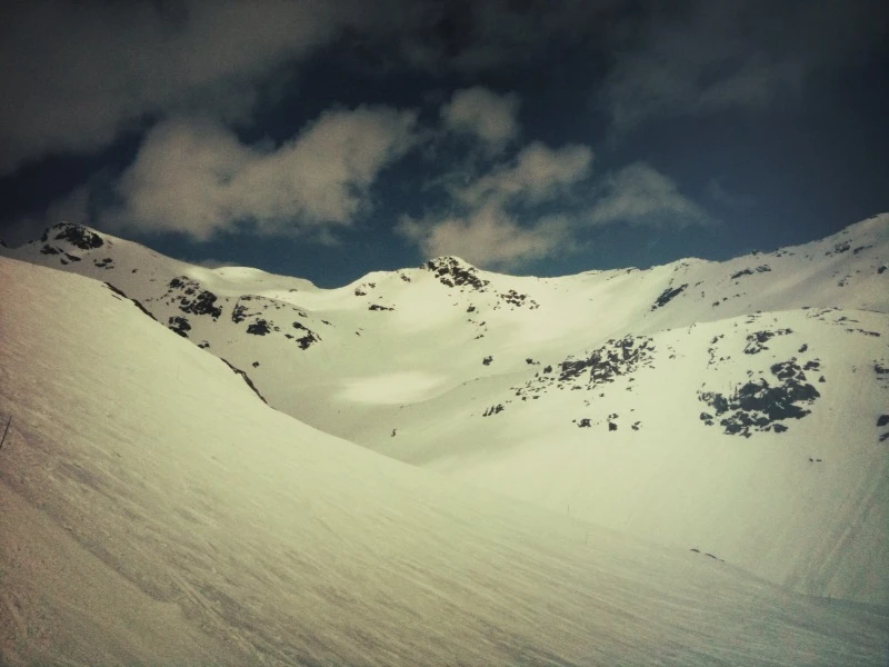 Sur le glacier de l'Alpe d'Huez