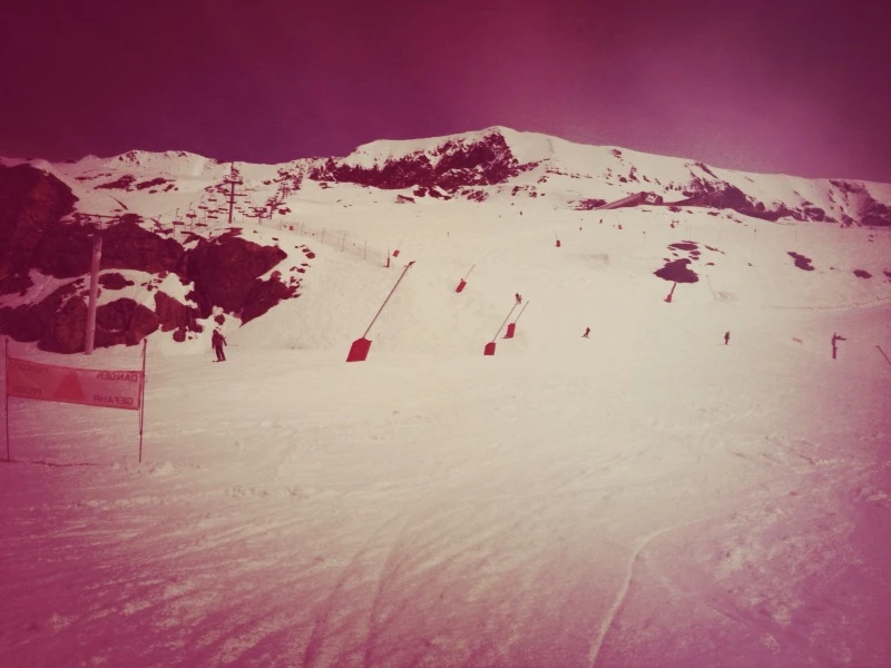 Sur les pistes