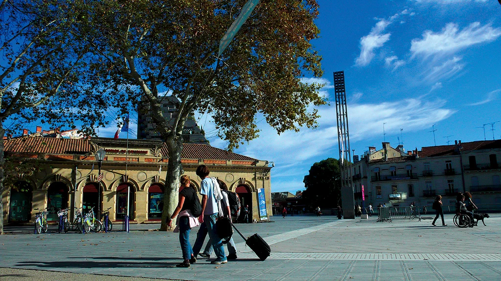 Montpellier, place de la comédie