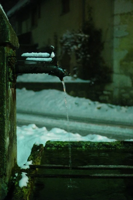 Fontaine de nuit